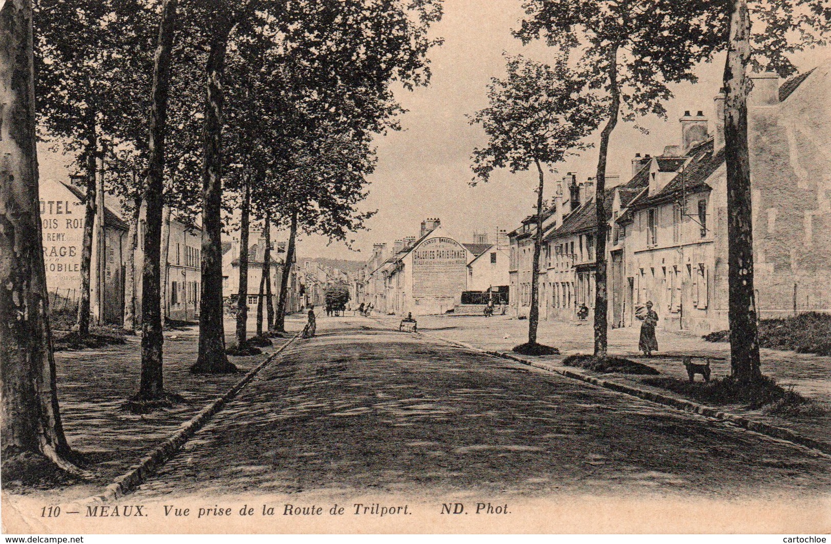 MEAUX-vue Prise De La Route De Trilport - Meaux