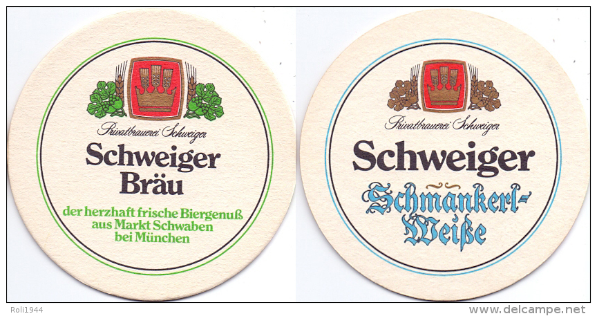 #D205-002 Viltje Schweiger Bräu - Beer Mats