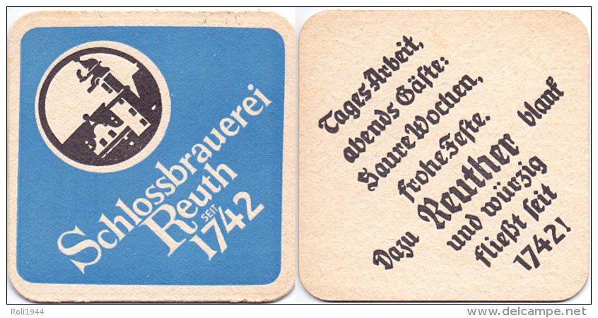 #D205-007 Viltje Schloßbrauerei Reuth - Beer Mats