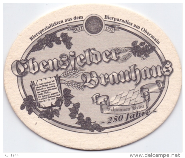 #D205-021 Viltje Schwanen Bräu Ebensfeld - Beer Mats