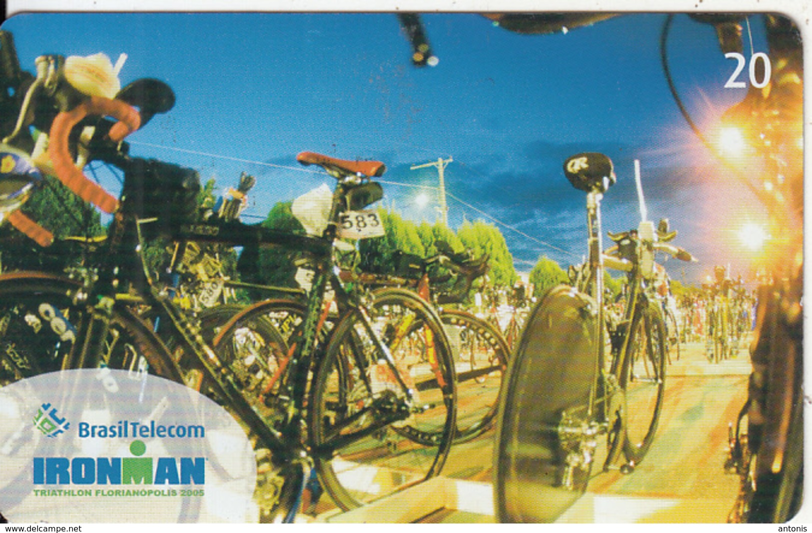 BRAZIL(Brasil Telecom) - Iron Man, Triathlon Florianopolis 2005, 05/05, Used - Sport