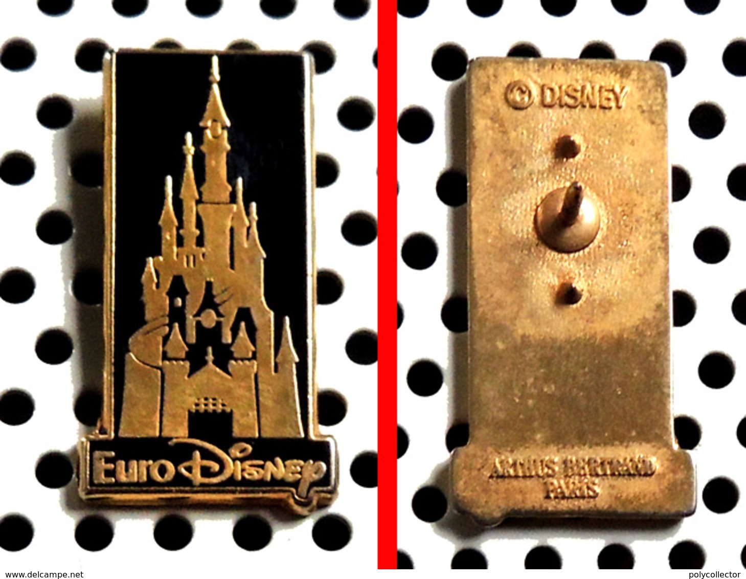 Pin's Disney Château EuroDisney Arthus Bertrand - Disney