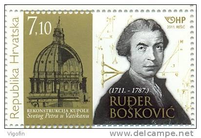 HR 2011-1005 JOINT ISSUES HRVATSKA VATICAN, HRVATSKA-CROATIA, 1 X 1v, MNH - Croacia