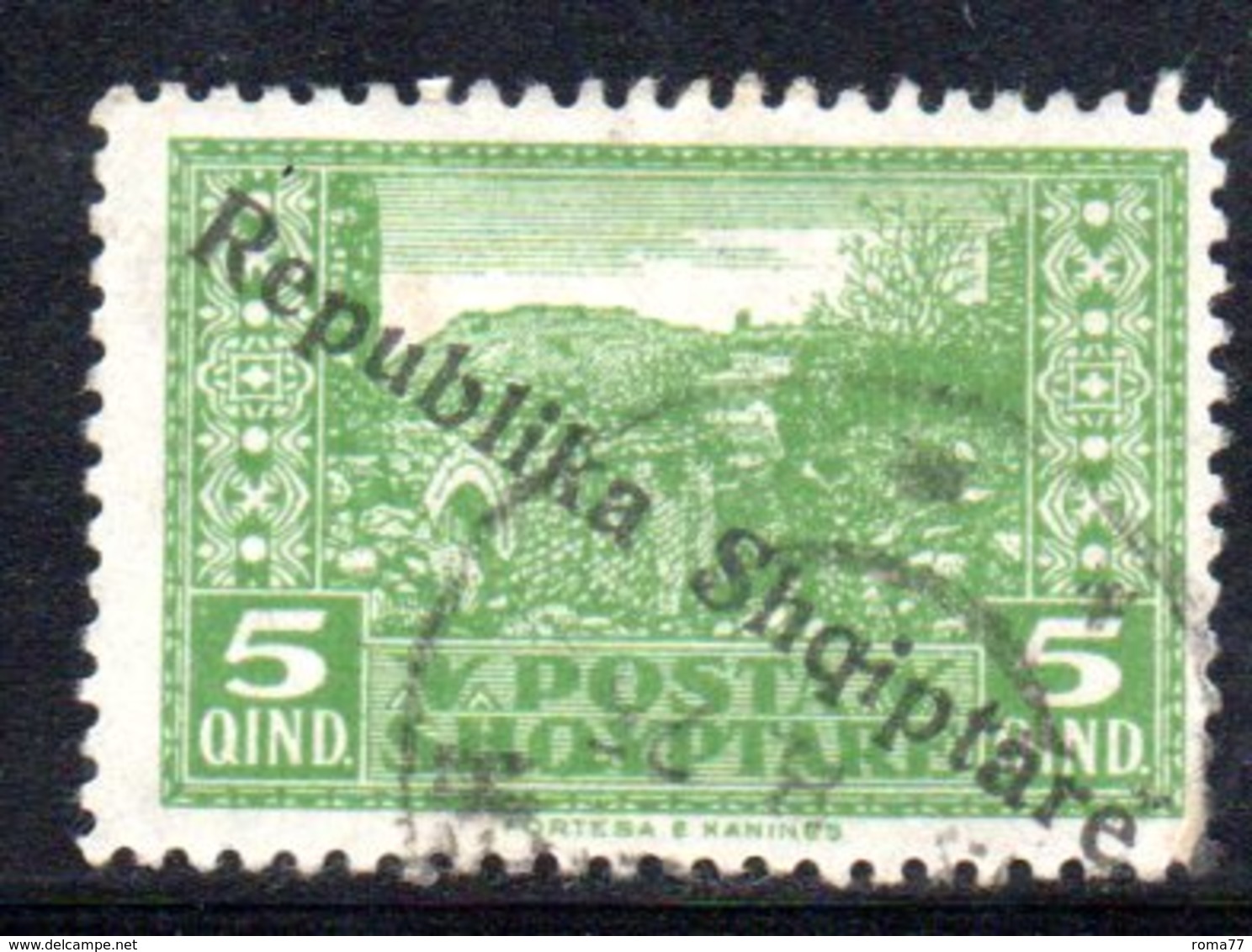 393 - 490 - ALBANIA 1925 ,    Yvert N. 153  Usato - Albania