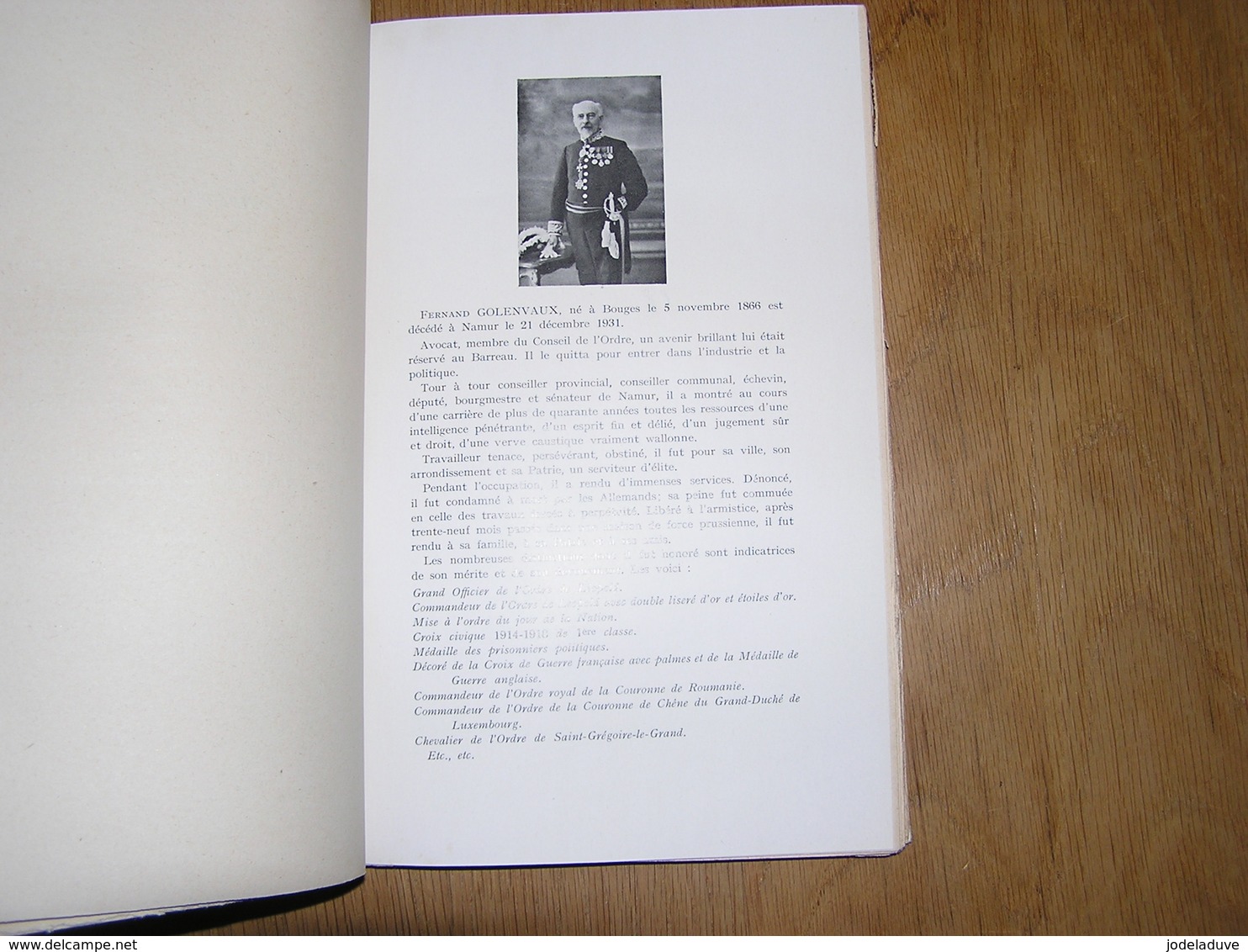 LES PREMIERS JOURS DE LA GUERRE à NAMUR Août 1914 F Golenvaux 1935 Régionalisme Guerre 14 18 Belgique Invasion Allemande - Guerre 1914-18