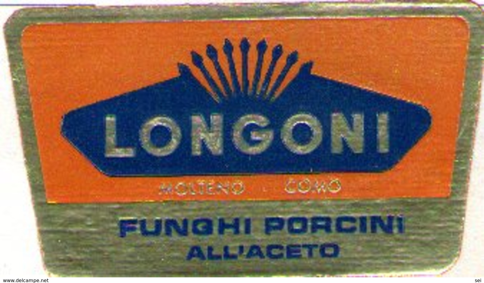 B 1839 - Etichetta, Longoni, Molteno, Como - Frutta E Verdura