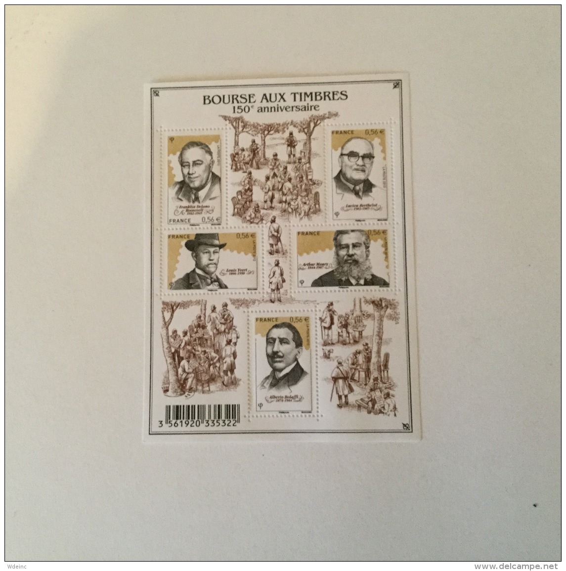 FRANCE 2010 150e Anniversaire De La Bourse Aux Timbres Feuillet-M/S Superbe-MUH YvF4447 - Foglietti Commemorativi