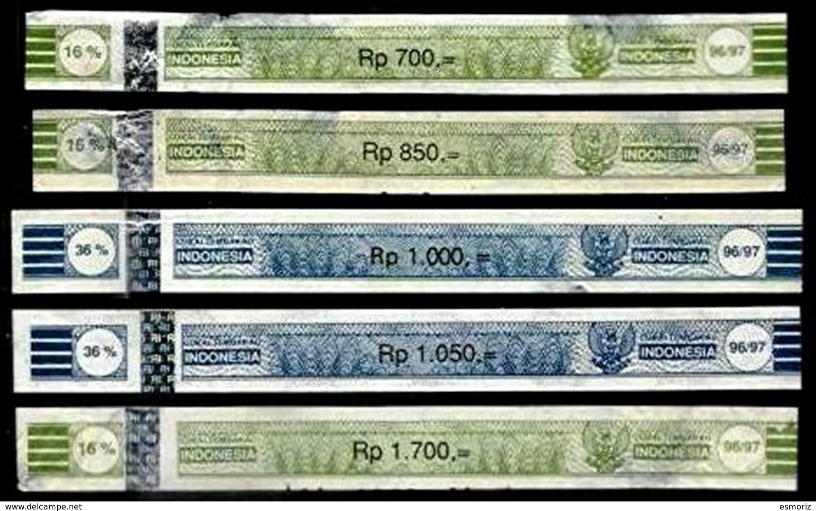 INDONESIA, Tobacco Tax, F/VF - Indonésie