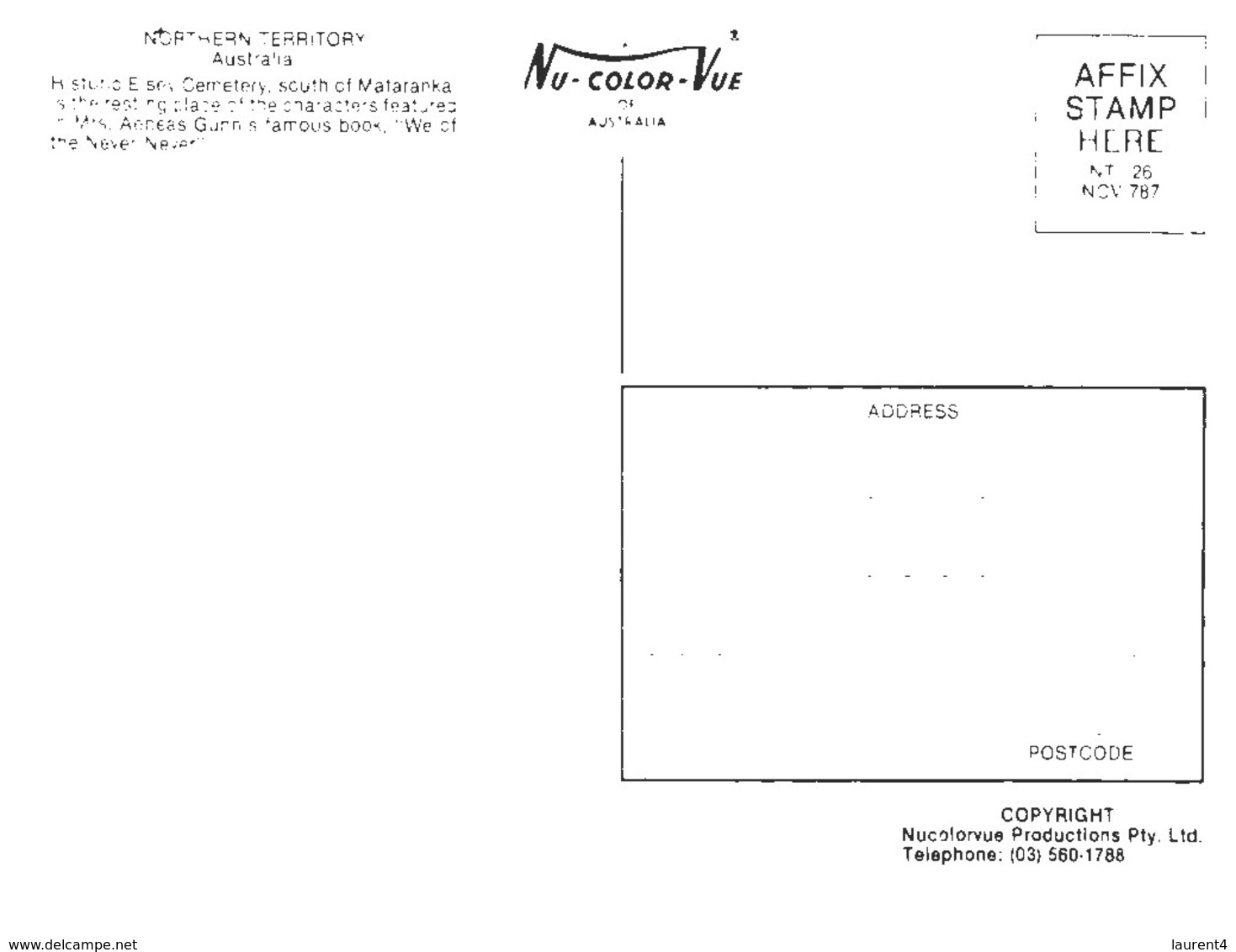 (633) Australia - NT - Elsey Cemetery - Unclassified