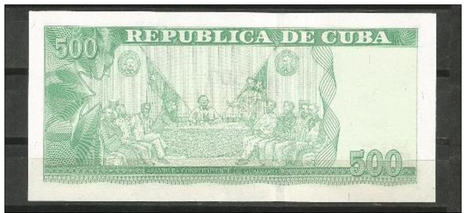 Cuba 2010 Banknotes $500 Pesos Banknotes UNC - Cuba