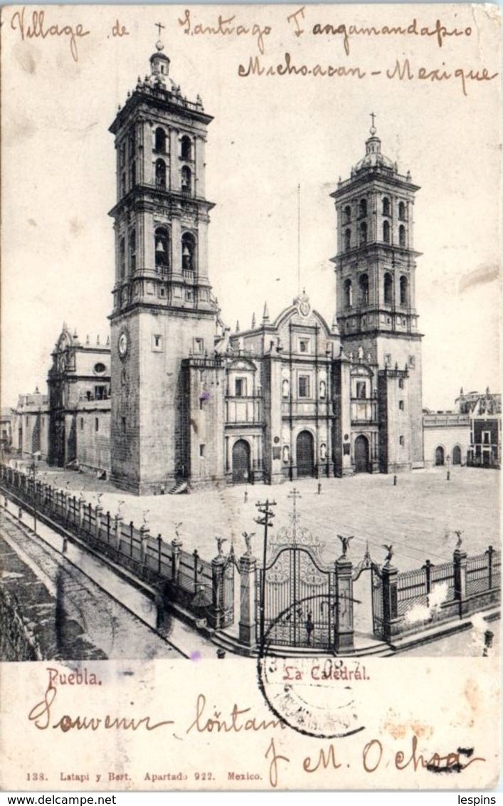 AMERIQUE - Mexique -- Puebla - La Catedral - Mexico