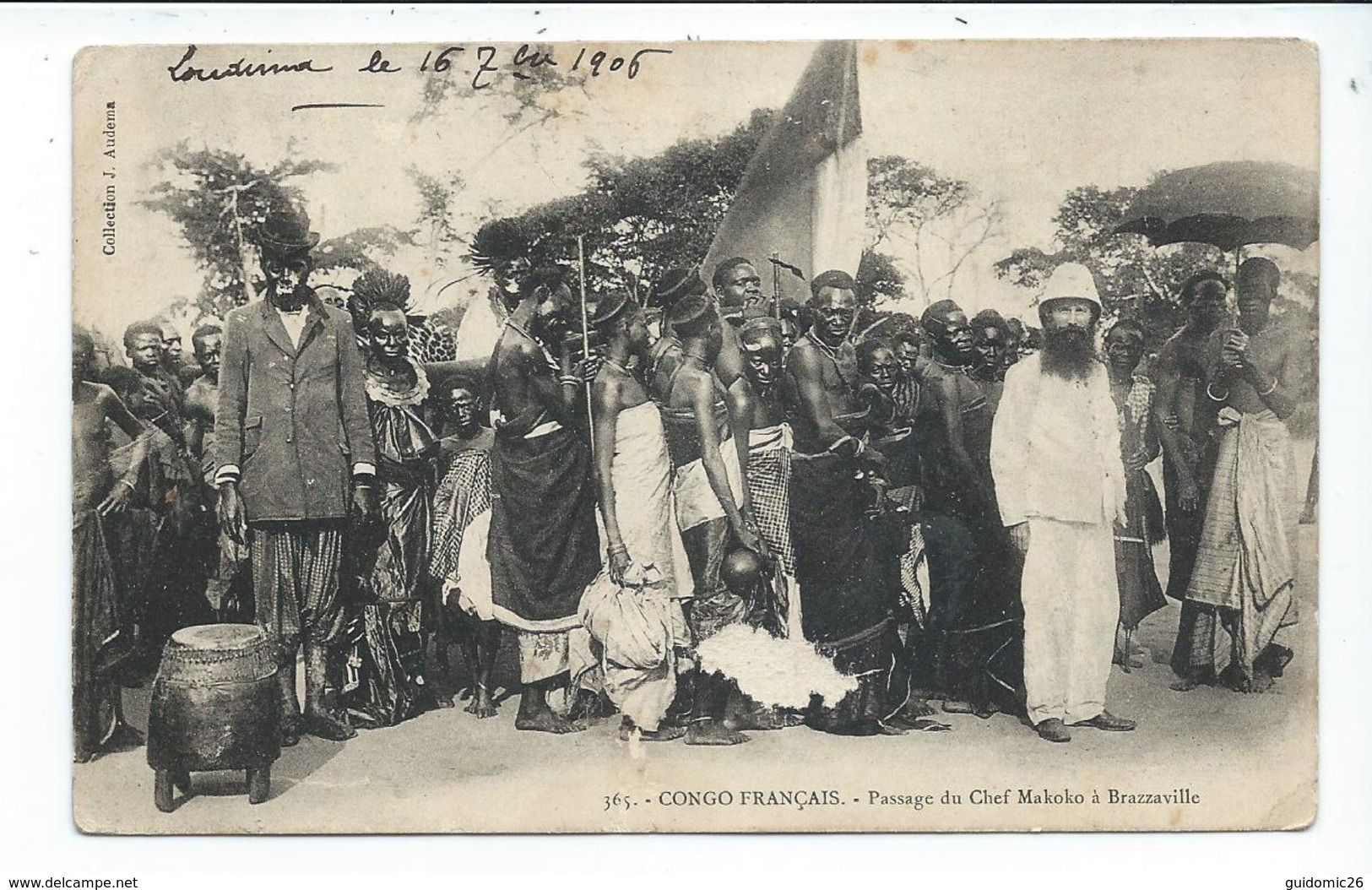 Congo Français,passage Du Chef Makoko à Brazaville - Congo Français