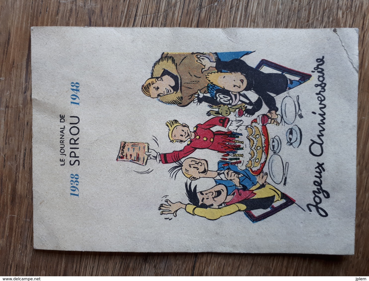 Carte Postale Spirou 1938 / 1948. - Comicfiguren