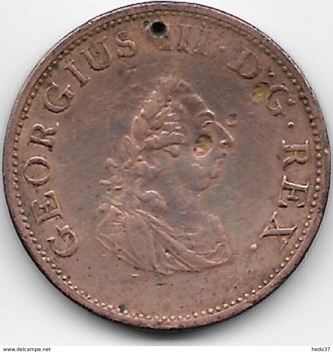 Irlande - 1/2 Penny - 1805 - Irlande