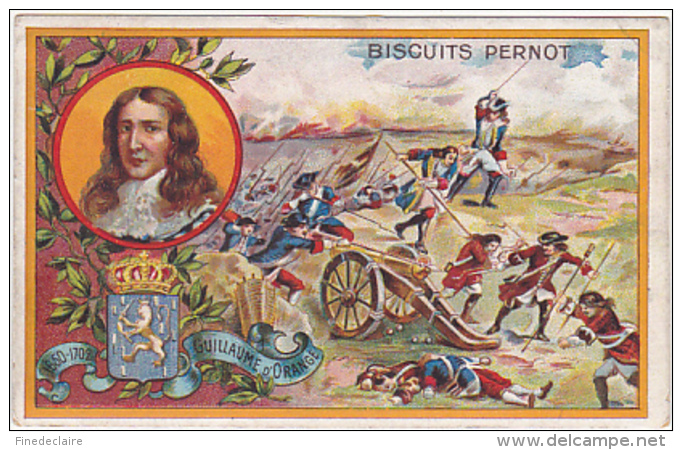 Chromo - Biscuits Pernot - Guillaume III, Roi D'Angleterre - Pernot