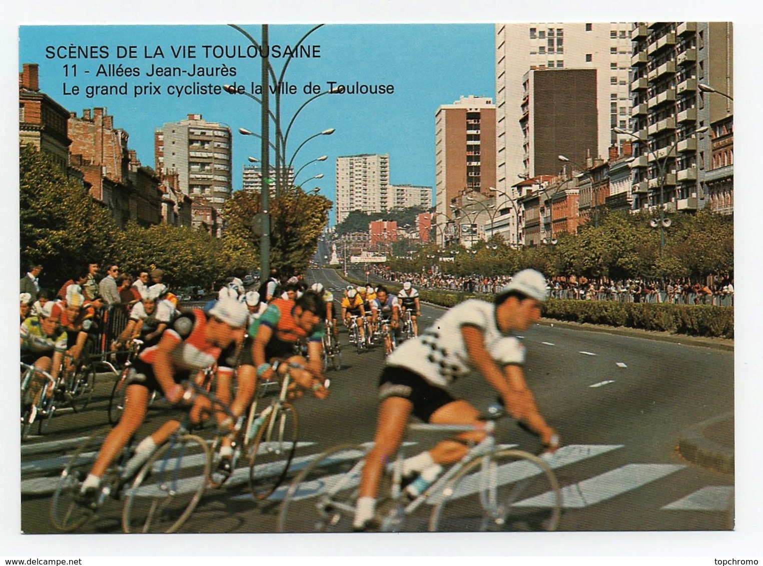 Cyclisme 1984 Grand Prix Cycliste De La Ville De Toulouse Allées Jean Jaurès Scènes De La Vie Toulousaine - Cyclisme