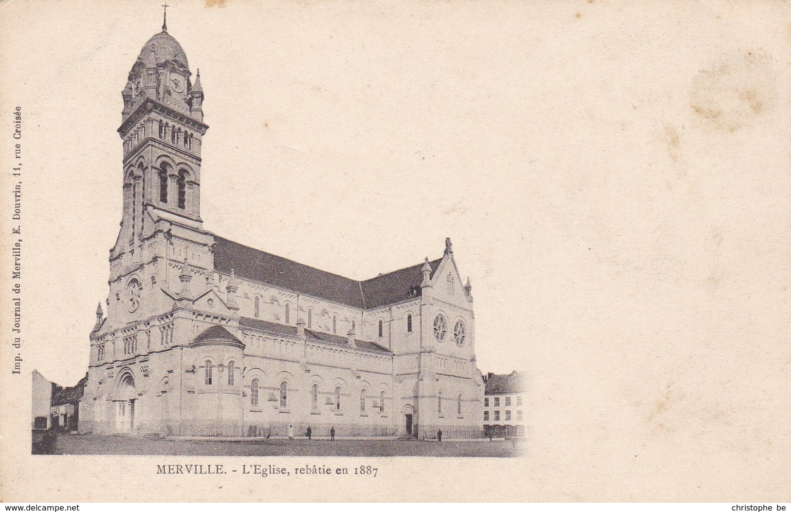 CPA Merville, L'Eglise Rebâtie En 1887 (pk46426) - Merville
