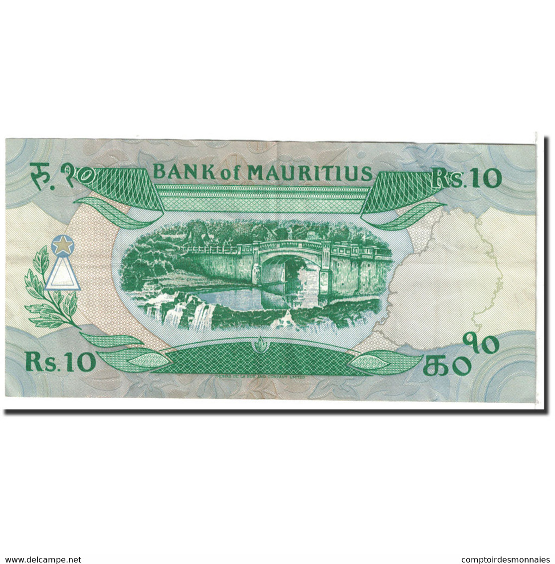 Billet, Mauritius, 10 Rupees, 1985, KM:35b, TTB - Maurice