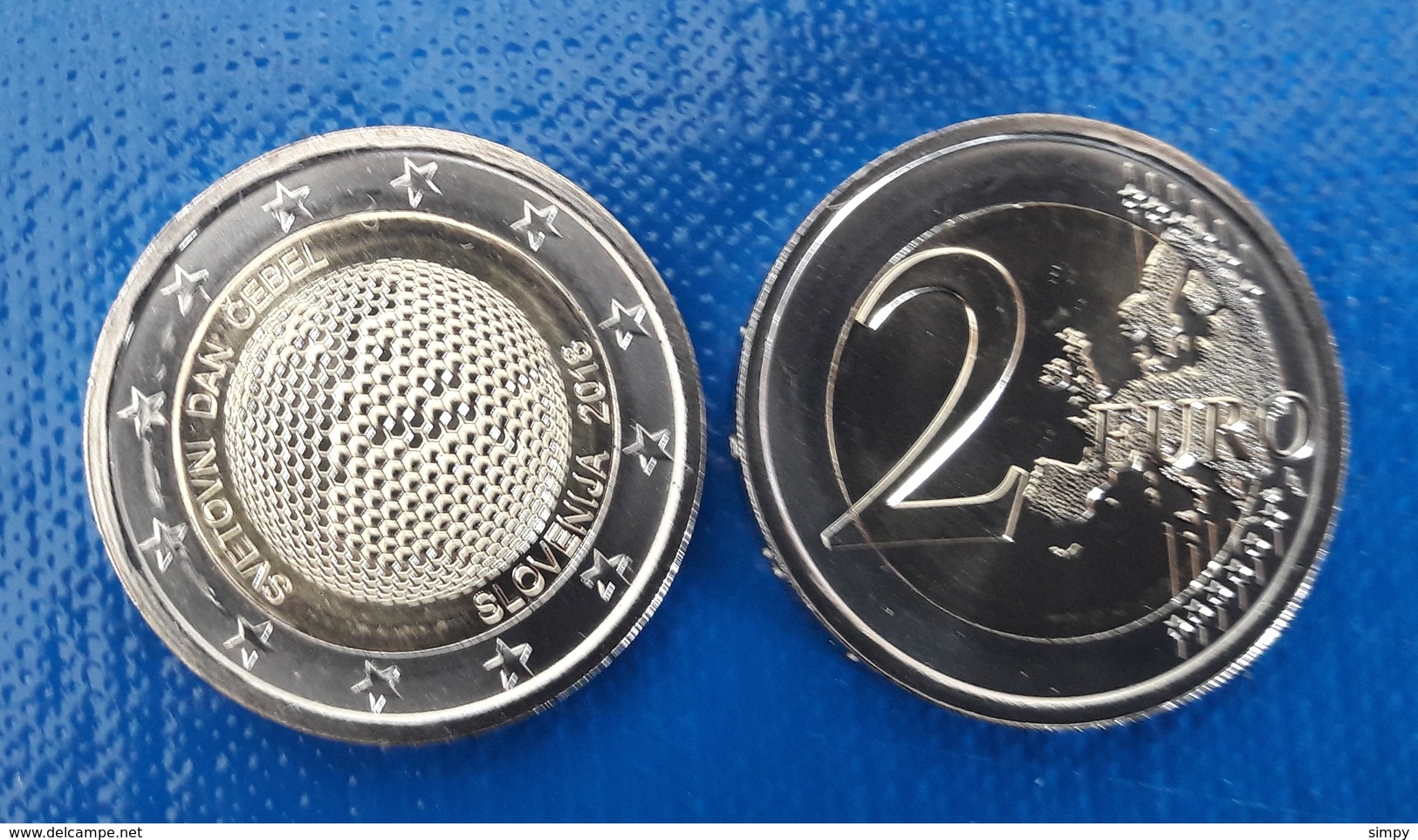 SLOVENIA  2 Euro 2018 UNC Bee Bees - Slovenia