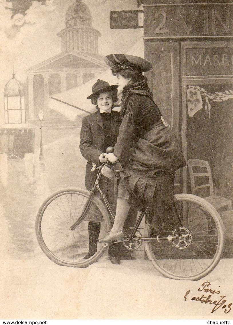 Carte Photo....velo...carte Raccoucie..... - Ciclismo