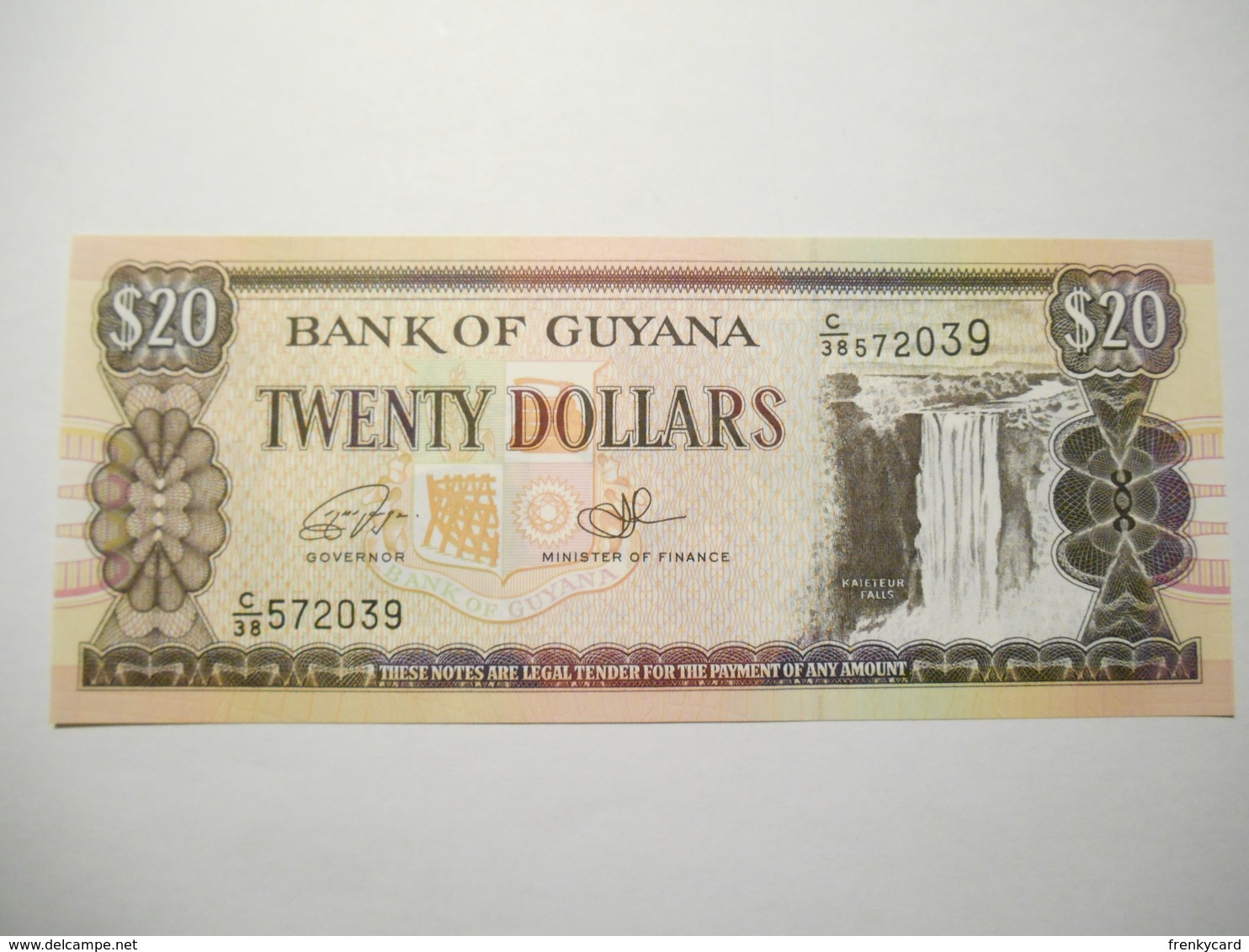 GUYANA 20 DOLLARS - Guyana