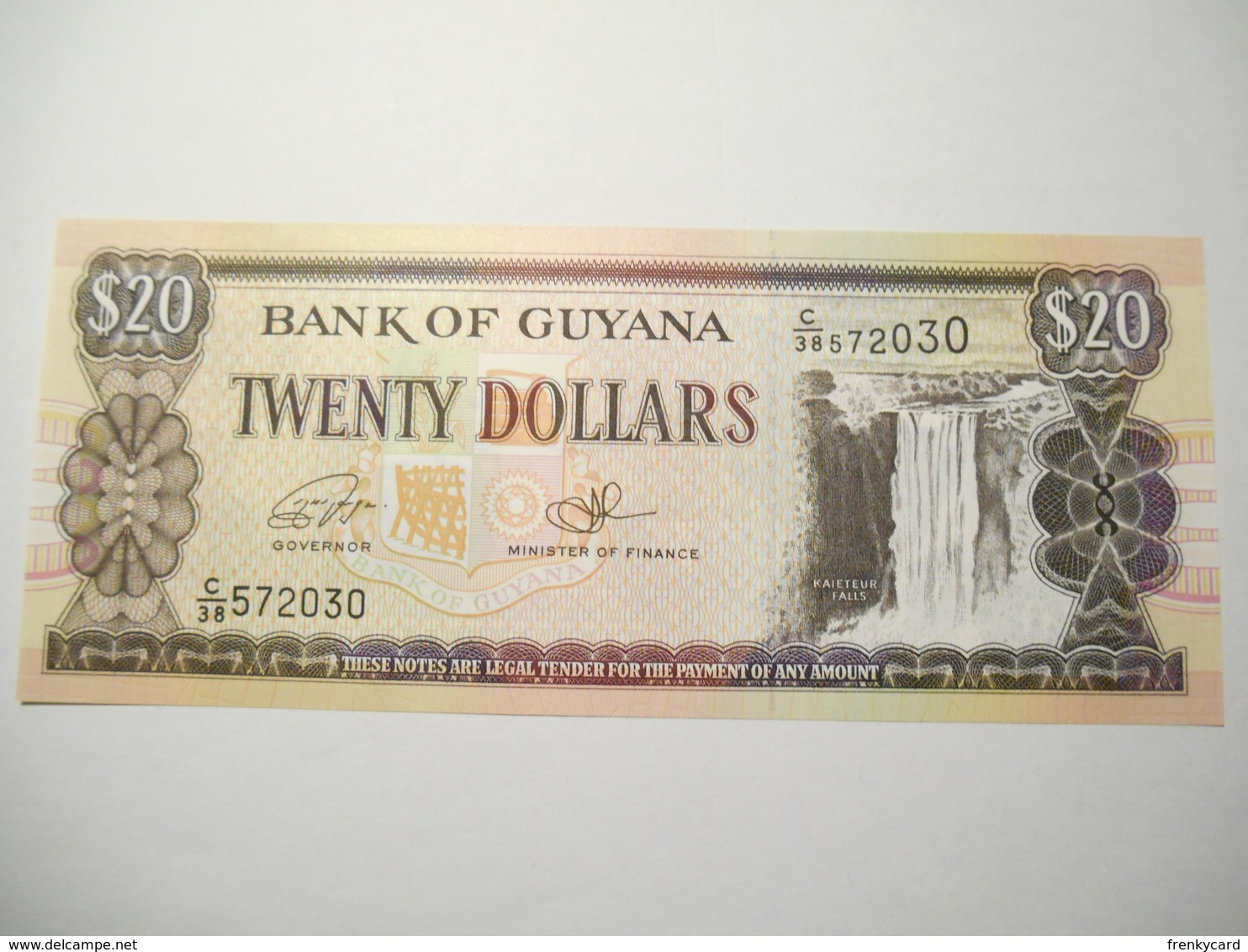 GUYANA 20 DOLLARS - Guyana