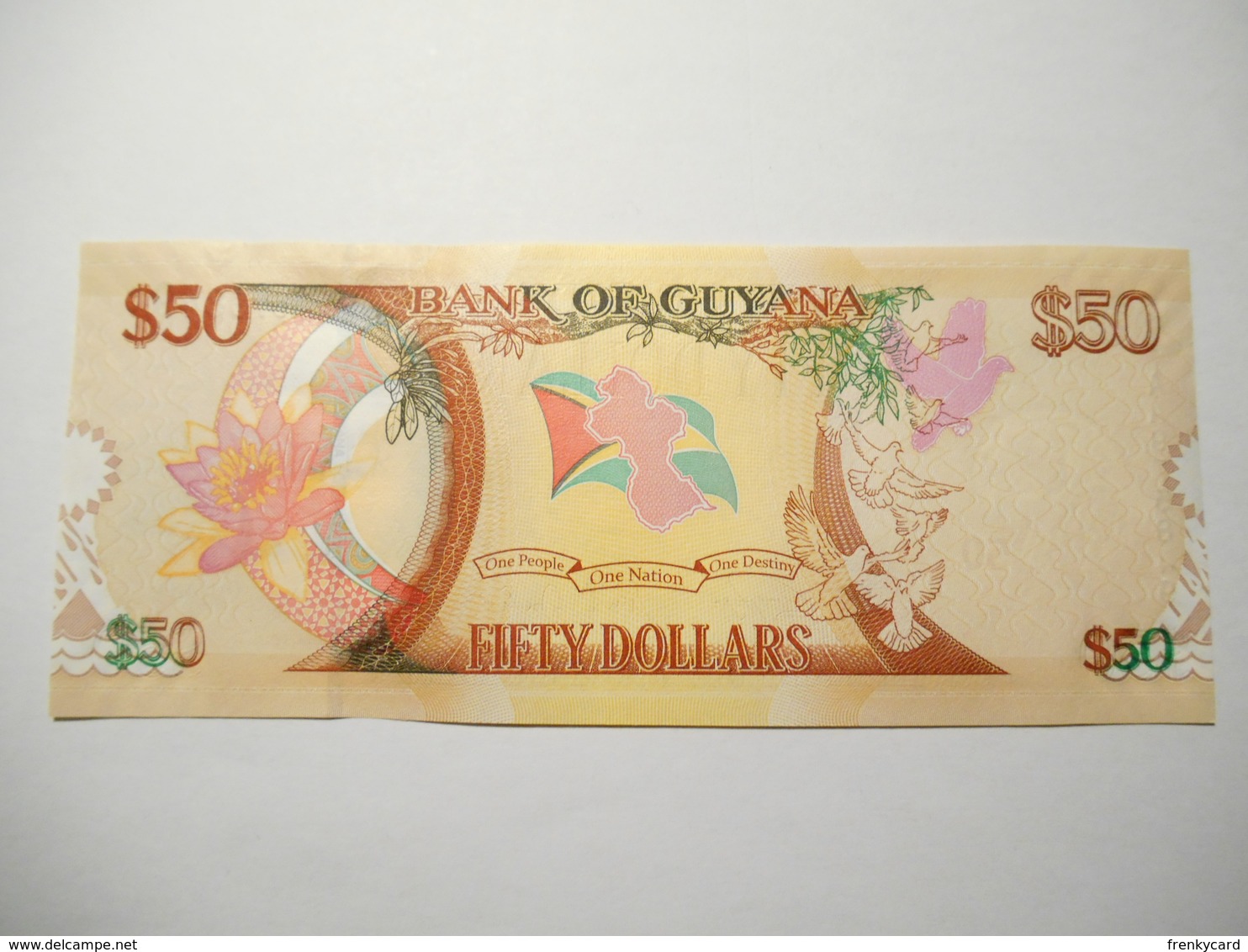 GUYANA 50 DOLLARS 2016 UNC - Guyana