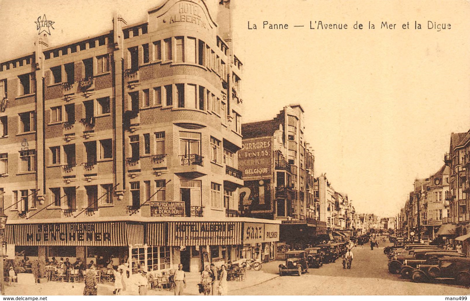 La Panne - L'avenue De La Mer Et De La Digue - Sonstige & Ohne Zuordnung