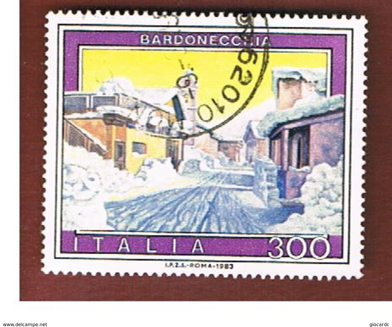 ITALIA REPUBBLICA  - SASS. 1648  -      1983  TURISTICA:  BARDONECCHIA      --      USATO - 1981-90: Usados