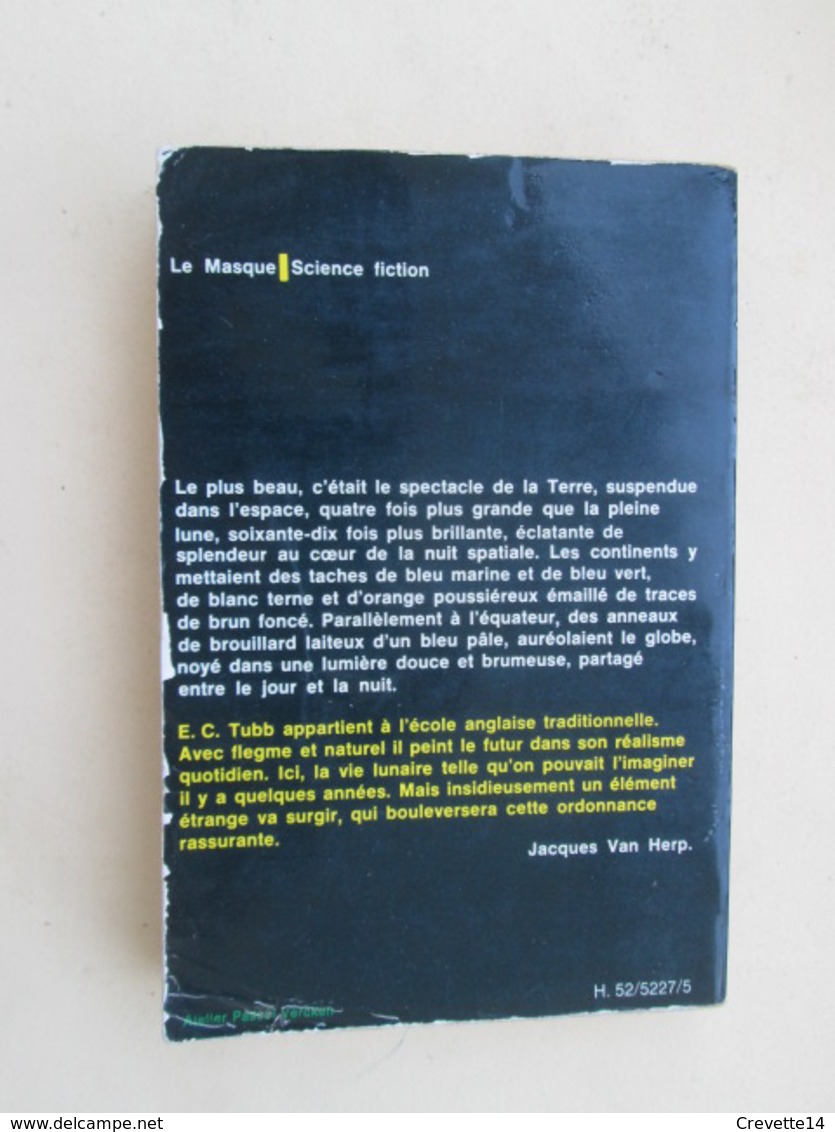 MAS914 : LIVRE FORMAT POCHE LE MASQUE FANTASTIQUE / N°17 / LES MAITRES DU HASARD / E.C TUBB De L'été - Le Masque SF