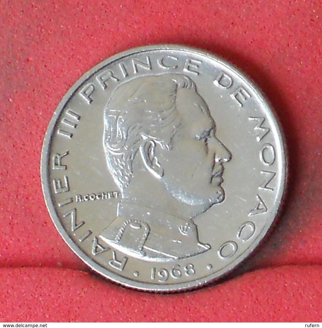 MONACO 1/2 FRANC 1968 -    KM# 145 - (Nº23037) - 1960-2001 Nouveaux Francs