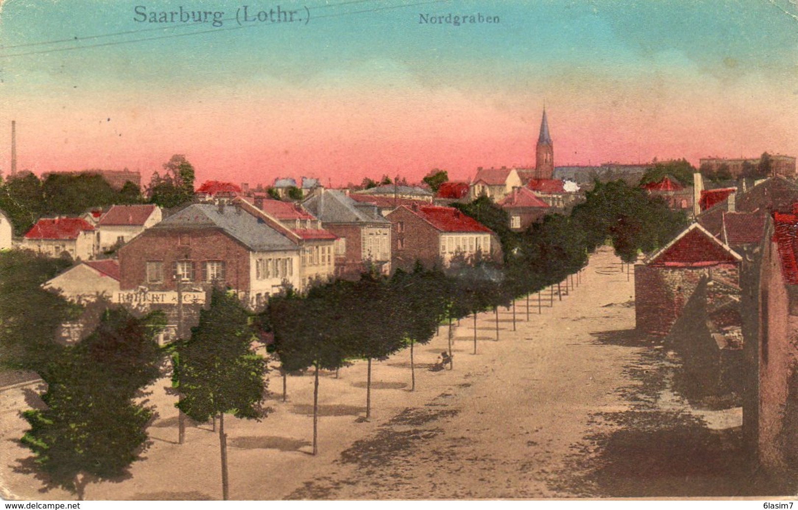 CPA - SARREBOURG (57) - Aspect Du Nordgraben En 1912 - Sarrebourg