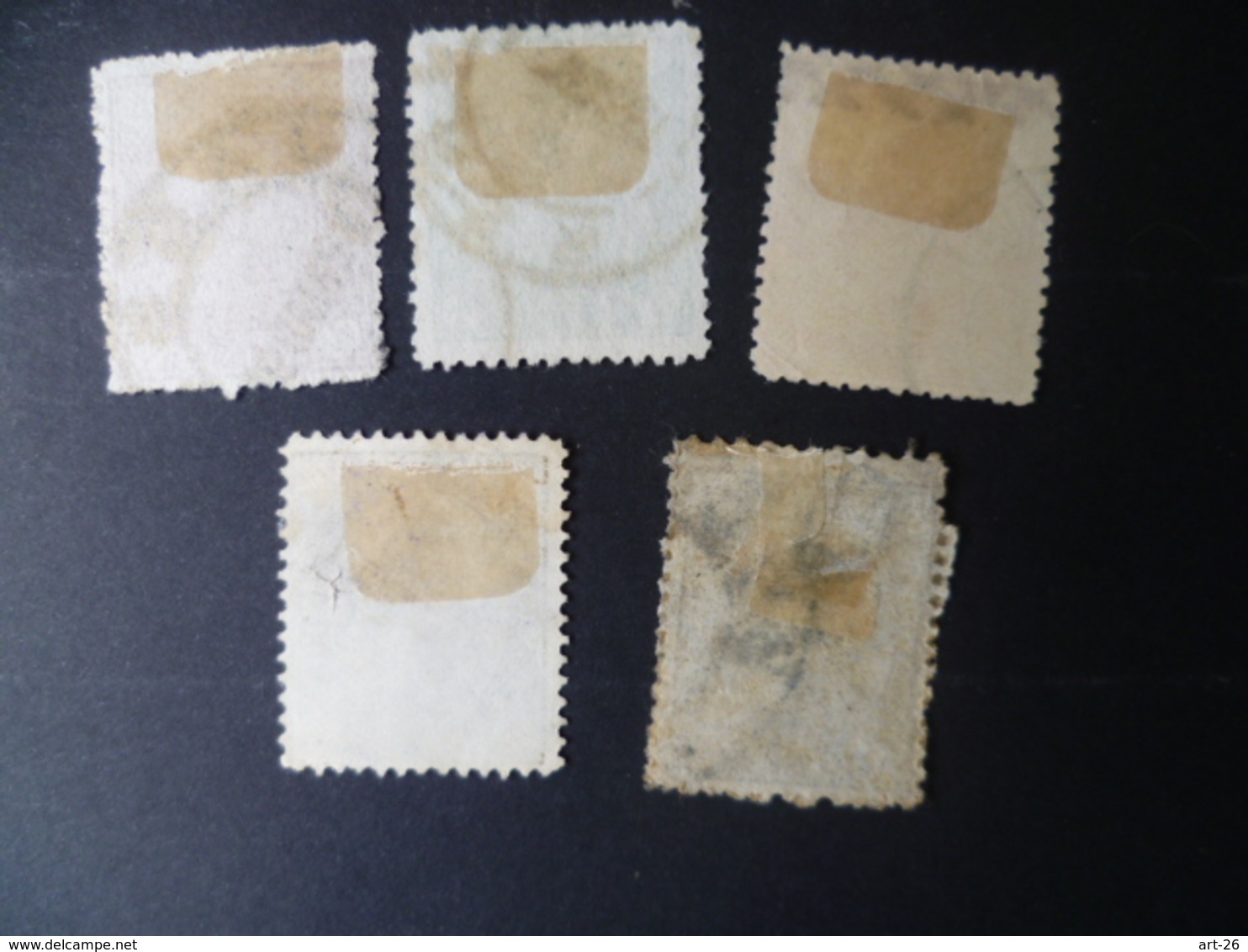 TIMBRE ROUMANIE N° 83 :85:86 : 87  OBLITERE - Used Stamps