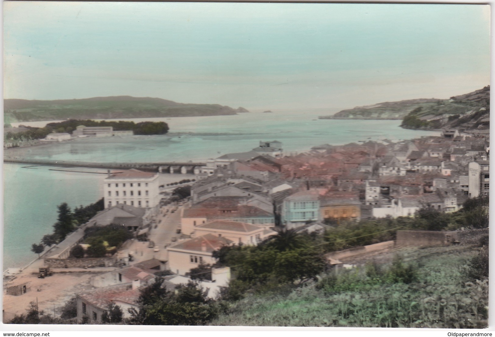 POSTCARD SPAIN  ESPAÑA - GALICIA  - LUGO - VIVERO - VISTA PARCIAL - Lugo