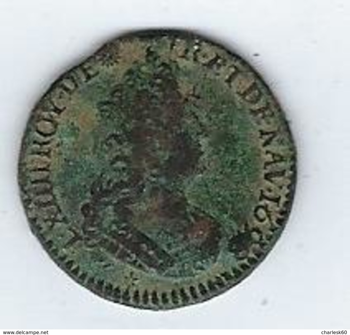 Monnaie France Louis XIIII 1698 Liard De France - 1643-1715 Louis XIV The Great