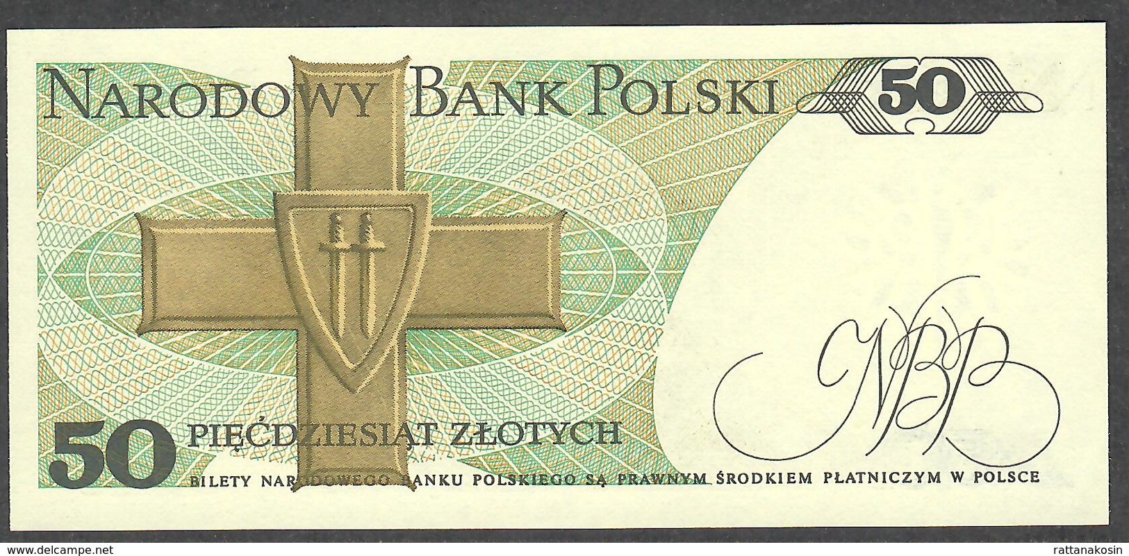 POLAND P142c 50 ZLOTYCH 1988 #HL   UNC. - Pologne