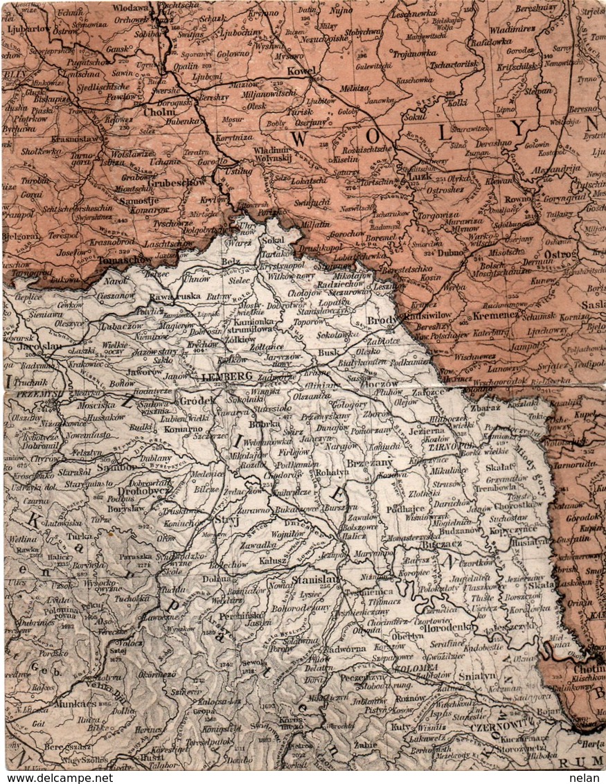UKRAINA- NON VIAGGIATA -ANNI 1913 - Carte Geografiche