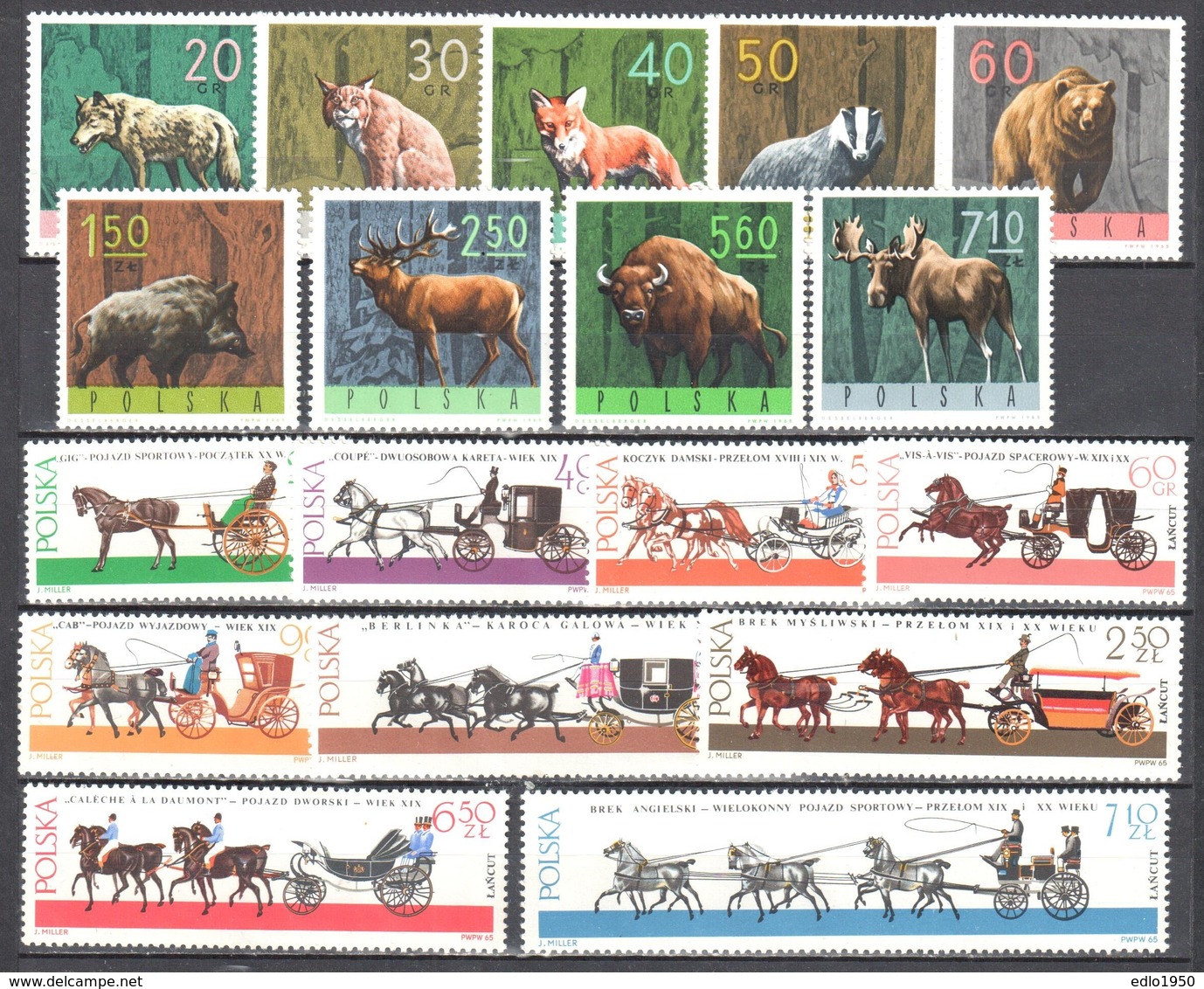 Poland 1965 - Complete Year Set - MNH (**) - Full Years