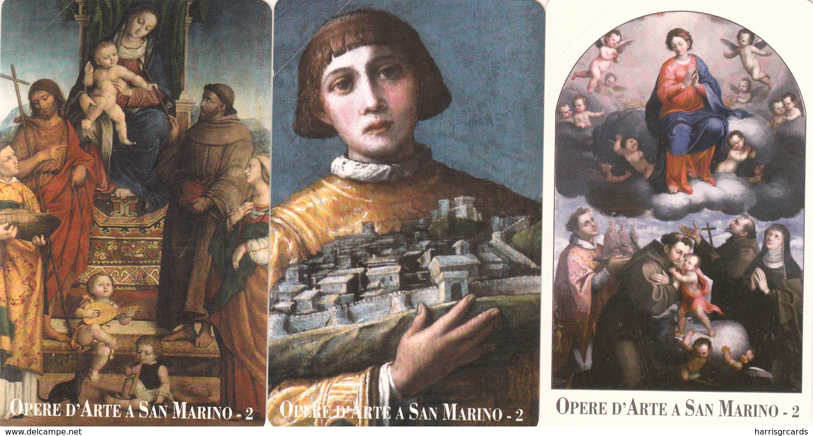 SAN MARINO - Works Of Art In San Marino II, RSM 099,100,101,tirage 6.000, Mint - San Marino