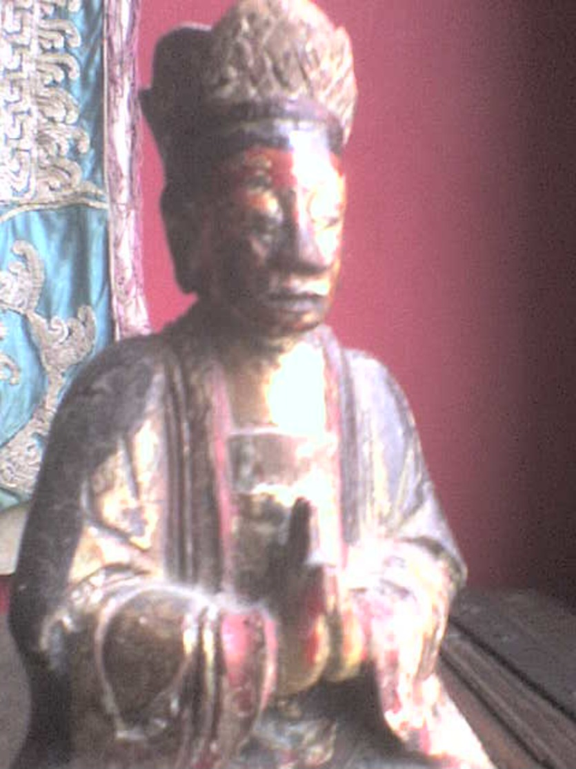 Chinese Gilt Lacquer Wood Buddha Shrine Late Ming 17th Century GENUINE (Y1-5) - Asiatische Kunst