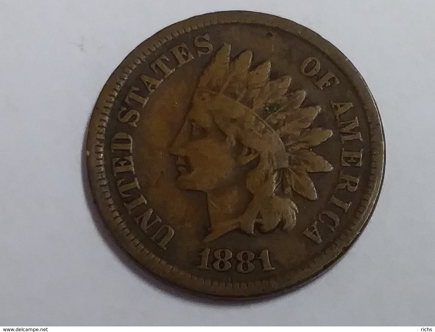 1881 Indian Head Cent - 1859-1909: Indian Head