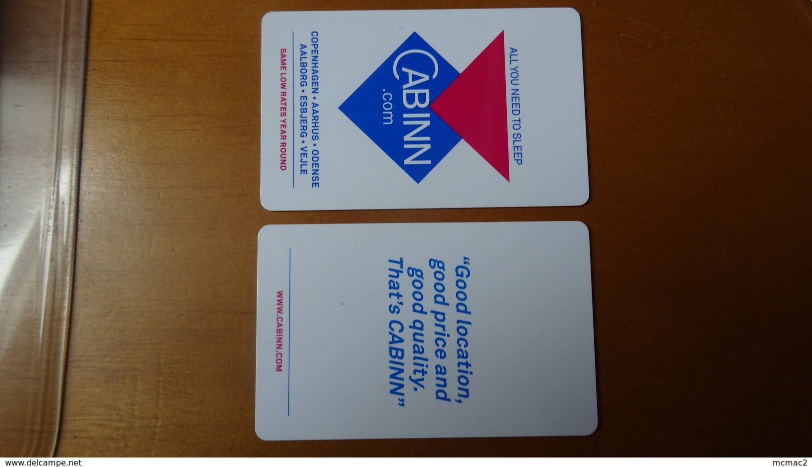 Cabin City Hotel 2018 - Copenhagen/Denmark - Room Keycard - Hotel Keycards