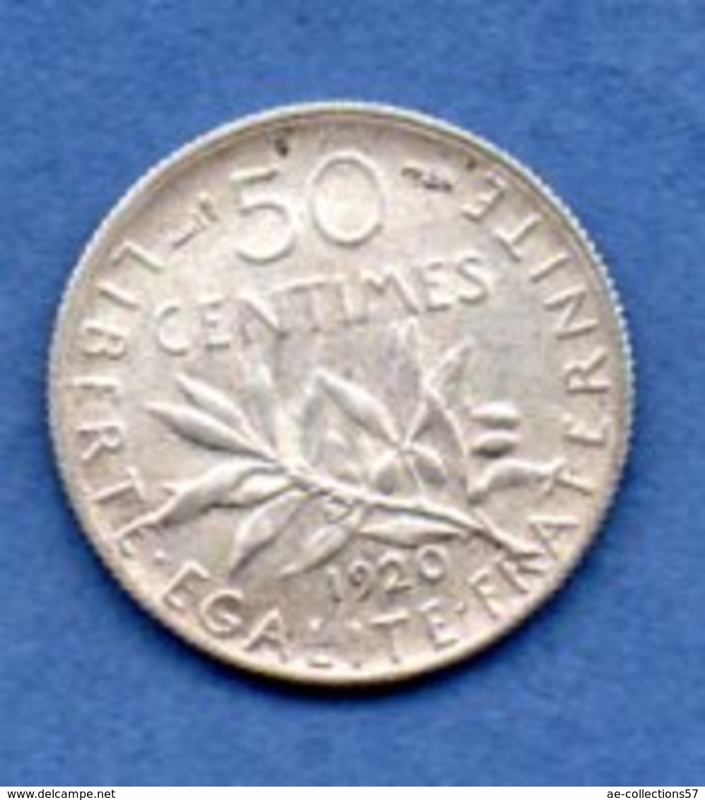 50 Centimes  Semeuse  1920 / SUP - Altri & Non Classificati