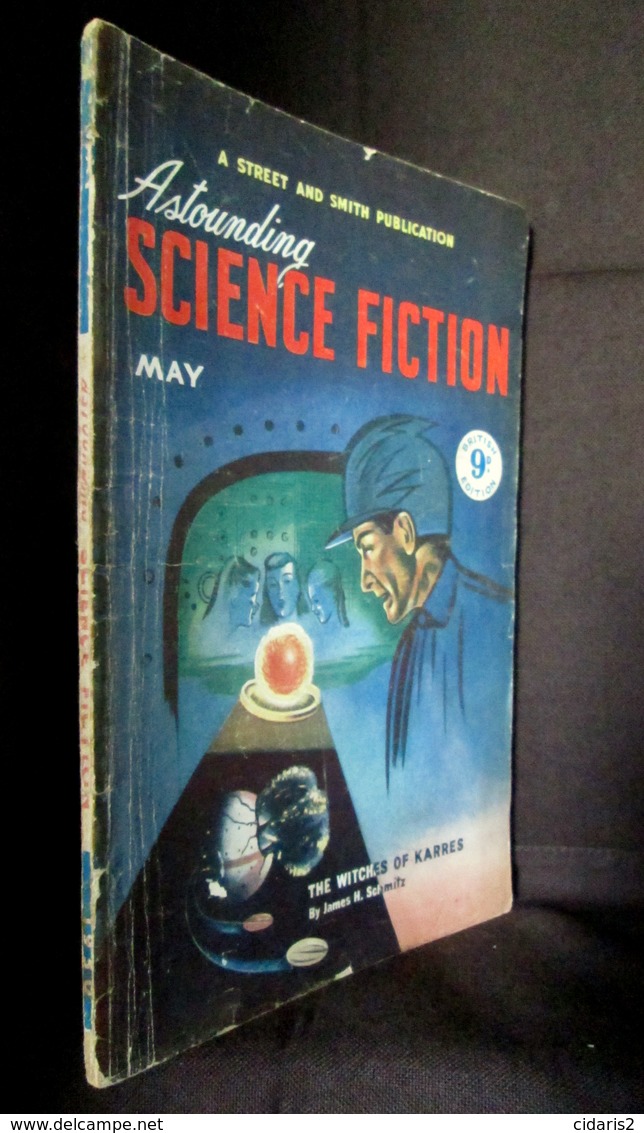 "ASTOUNDING SCIENCE FICTION"  N°3 VOL. VII British Edition Vintage Magazine S.F (Ron HUBBARD, ...) May 1950 ! - Fanascienza