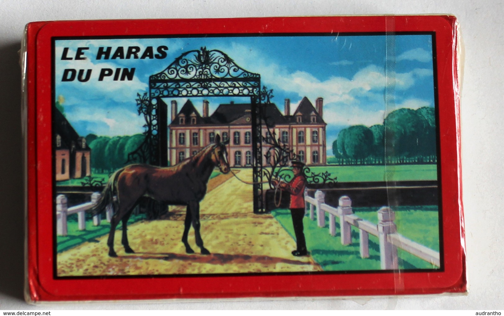 54 Carte à Jouer Vintage Le Haras Du Pin Cavalier Cheval Neuf Sous Blister Belote Poker Manille - 54 Cartes