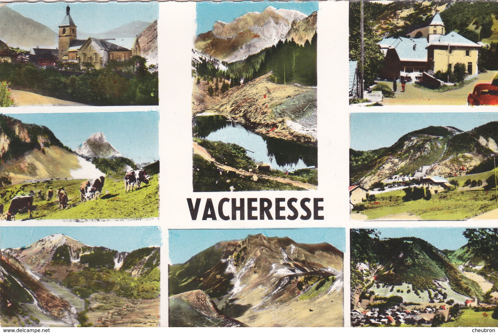 74. VACHERESSE. CARTE MULTIVUES. ANNÉE 1969. - Vacheresse