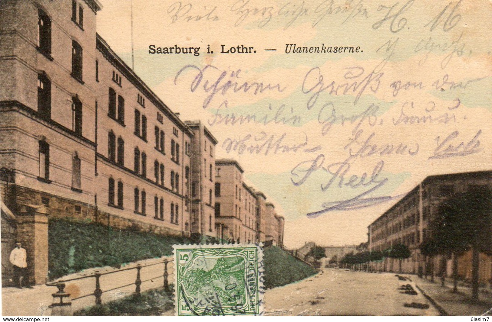CPA - SARREBOURG (57) - Aspect De La Ulanenkaserne ( De La Caserne Des Uhlans) En 1905 - Sarrebourg