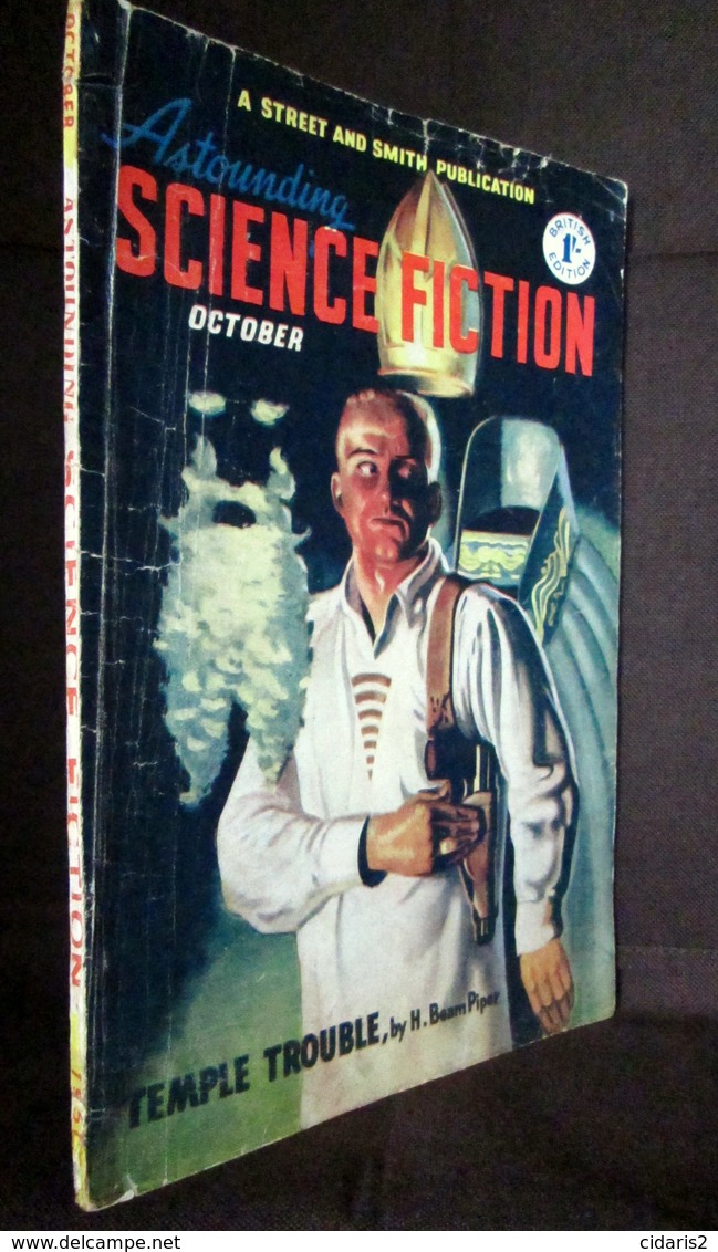 "ASTOUNDING SCIENCE FICTION"  N°12 VOL.VII British Edition Vintage Magazine S.F October 1951 ! - Ciencia Ficción