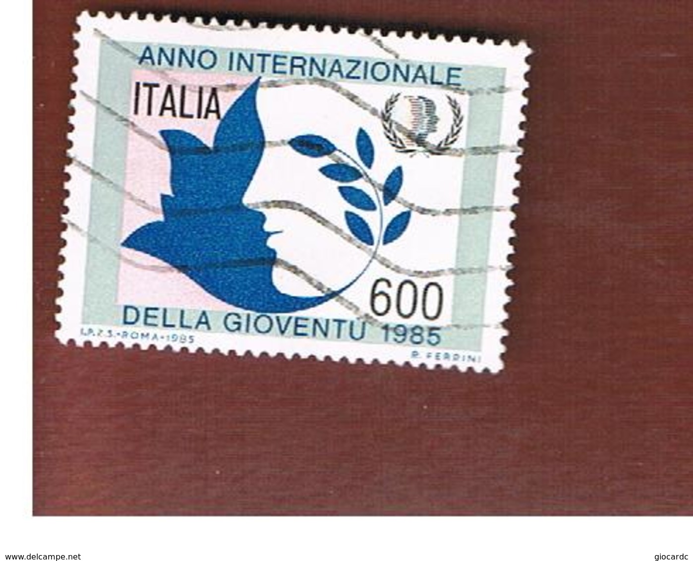 ITALIA REPUBBLICA  - SASS. 1731 -      1985  ANNO DELLA GIOVENTU      -      USATO - 1981-90: Usados