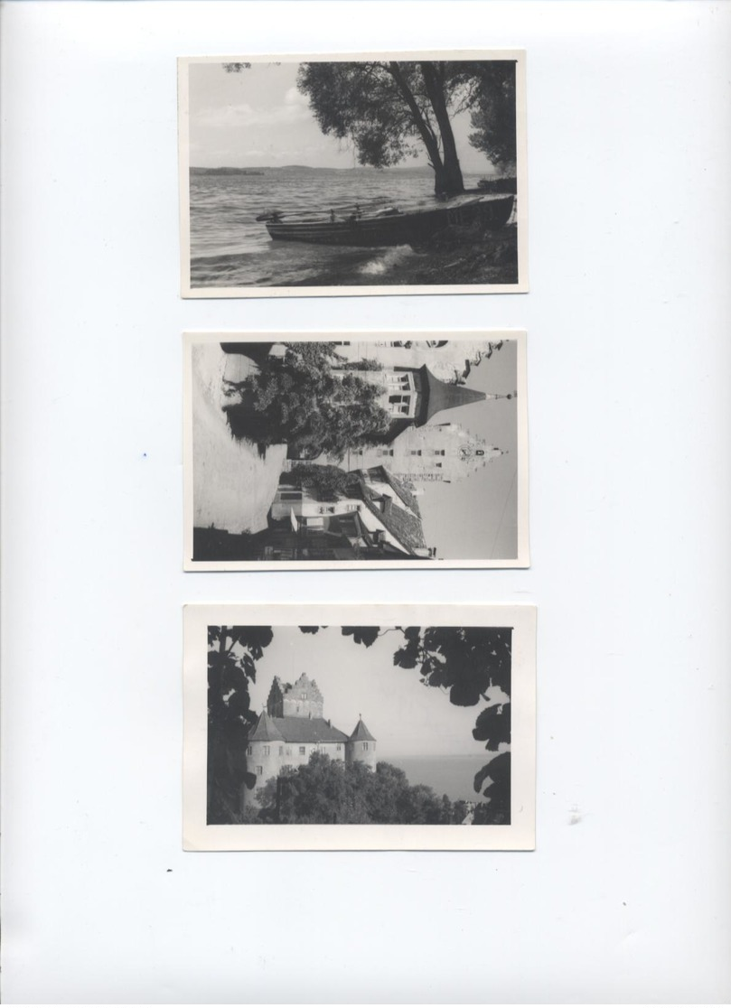 3 PHOTOS DE 1946-- Meersburg ALLEMAGNE RECTO/ VERSO   -B11 - Lieux